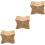 3Pièces Repose-Manche Guitare Beige Compact Confortable Pour Piccolo 6