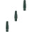 3Pièces Accessoires Bec Saxophone Alto Plastique Vert Olive Durable 6