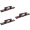 3Pièces Nettoyage Accessoire Shuffleboard Table Bois 8