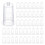 100 Pack Disposable Transparent Connector, Multi Sample for Single Use, Universal Fit 1