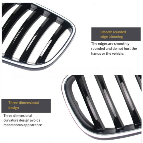 Car Front LED Grille Front Bumper Grille for  X5 X6 E70 E71 2006-2015 2