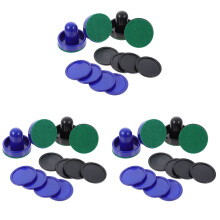 6Ensembles Pièces Air Hockey Multicolores Paddles Palets