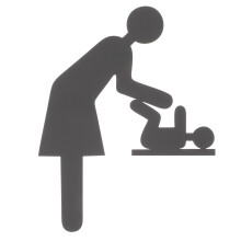 2Pièces Panneaux Lavabos Noirs Élégants Pour Guidage Toilettes Enfants