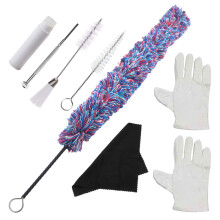 1Ensemble Accessoires Sax Kit De Nettoyage Chiffon Et Brosse Fins