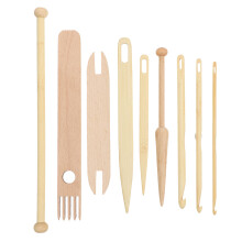 3Ensembles Accessoires Métier À Tisser Bois Crochet Tapisserie Tricoté