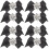 4Paires Clips De Décoration Chaussures Bowknot Style 4