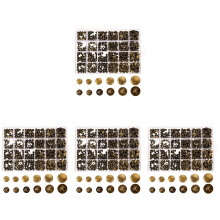 1440Pièces Rivets En Métal Pour Ceintures Sacoches Réparation DIY
