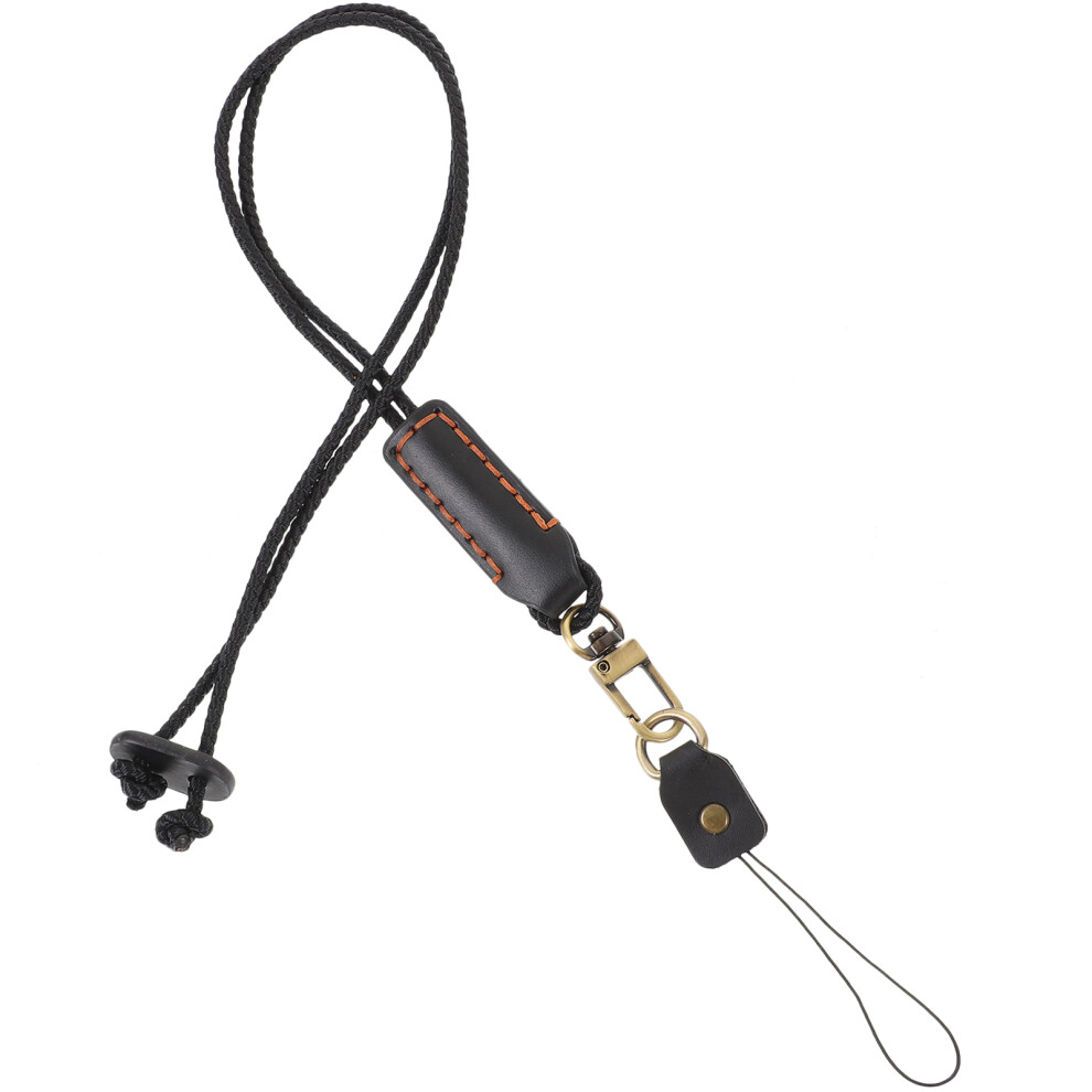 3Pcs Lanyard For Phone Durable Hanging Rope Creative Design Black 3692534383918