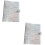 2Pièces Classeurs A5 6 Anneaux PVC Protection Documents 7