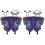 2Ensembles Cape Mascarade Colorée Polyester Pour Danse 1