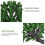 20Pièces Modèles D'arbres En Plastique Vert Pour Décor Micro Paysage 9