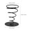 4Pièces Support Snack Frites Acier Inoxydable Noir Pour 4