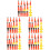 5Ensembles Kit Outils Mastic Silicone Embouts Acier Inoxydable Colorés 7