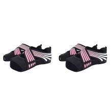 2Pairs Pink Full Toe Yoga Socks Non Slip for Women Adults