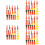 5Ensembles Kit Outils Mastic Silicone Embouts Acier Inoxydable Colorés 10