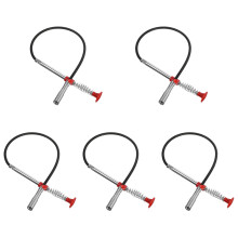 5Pcs Steel Flexible Grabber Claw Drain Clog Remover Tool for Home