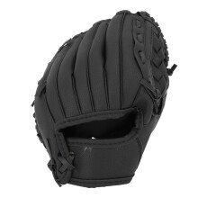 Guanto da baseball ergonomico nero da 9,5 pollici in PU per youth e adulti
