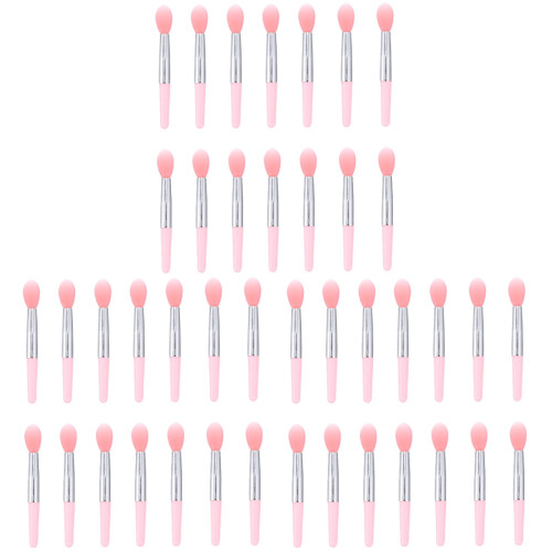 3Ensembles Pinceaux Cosmétiques Silicone Rose Accessoires 1