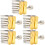 5Pièces Clips Saxophone Réglables Argent Remplacement Durable Pour Sax 7