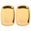 4Pcs Golden Stainless Steel Oval Plates Multi-Functional Baking Trays 9