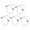5X 50CM  3.0 III SATA3 7Pin Data Cable 6Gb/S SSD Cables HDD Hard Disk Data Cord Premium Version(White) 1