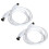 2X 5 Pines MIDI DIN PLUG Cable de Extension Macho A Macho  / 9.8 Pies 1