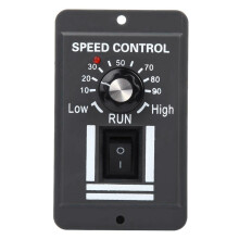 4X 12V 24V 36V 48V 10A PWM Controlador de Velocidad del Motor Interruptor Reversible Regulador Control Detención