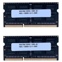 2X DDR3 8GB Laptop Ram Memory 1600Mhz PC3-12800 1.35V 204 Pins SODIMM Support Dual Channel for Laptop Memory