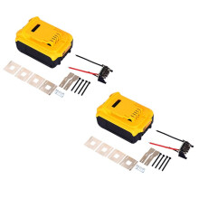 2X Li-Ion Battery Plastic Case PCB Charging Protection Circuit Board Shell for 18V 20V Li-Ion Battery