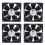 4X 90x90x25MM  12V 0.60A 4-pin computer cpu cooling fans 1
