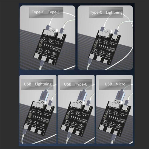 3X DT3 Data Cable Detection Board USB Cable Tester for IOS Android Type-C Short Circuit -Off Switching Test Board 1