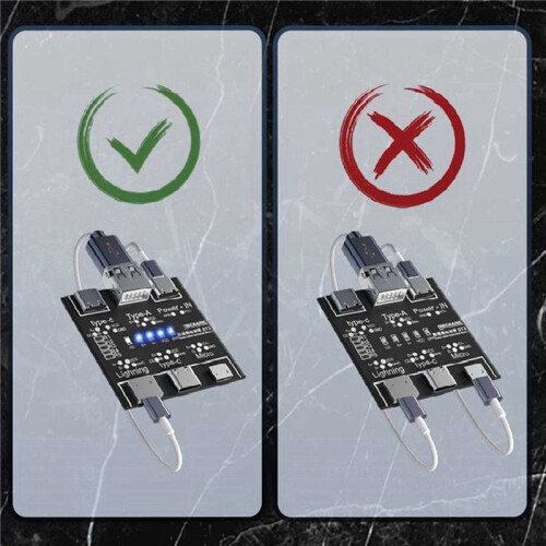 3X DT3 Data Cable Detection Board USB Cable Tester for IOS Android Type-C Short Circuit -Off Switching Test Board 2