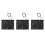 3 Stücke 5 x 1,5V AA Batterie Halter - Schwarz 2