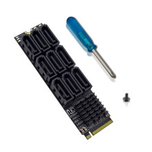 PHDK M.2 Nvme to 3.0 Adapter Card SATA3.0 Expansion Converter for PC and Laptop Ideal for Upgrading System Storage