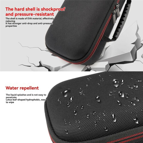 For  PartyBox Hard EVA Microphone Storage Bag Wireless Dual Microphone Protective Box Travel Carrying Case 2