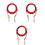 3Pcs Durable Leash, Ergonomic Handle Pet Pulling Rope 3