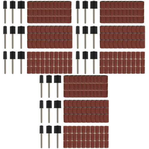 306Pcs Sandpaper Bands with Drum Mandrels for Nail Art Manicure Use 2