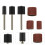 306Pcs Sandpaper Bands with Drum Mandrels for Nail Art Manicure Use 10