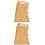 2Pcs Wood Cutter Holder Kitchen Tool Storage Stand 7