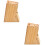 2Pcs Wood Cutter Holder Kitchen Tool Storage Stand 8
