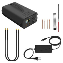 Docreate 120 Gear Punktsvetsare Bärbar Farad Kondensator Punktsvetsning Dual-Pulse för 18650 Batteri DIY Welding EU Kontakt