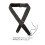 5Pcs Durable Black Guitar Strap Adjustable Comfort Instrument Belt 2
