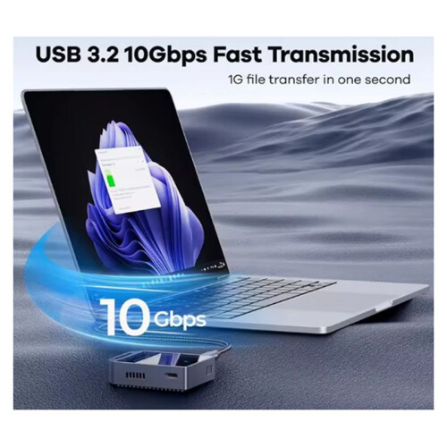 Case per SSD M.2 2230, Case per Disco Rigido SSD M.2 2230, USB 3.2 Gen 2 per SSD M.2 2