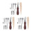 3Sets Working Tools Kit Assorted Color DIY Crafting Supplies 11