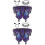 2Ensembles Cape Mascarade Colorée Polyester Pour Danse 5