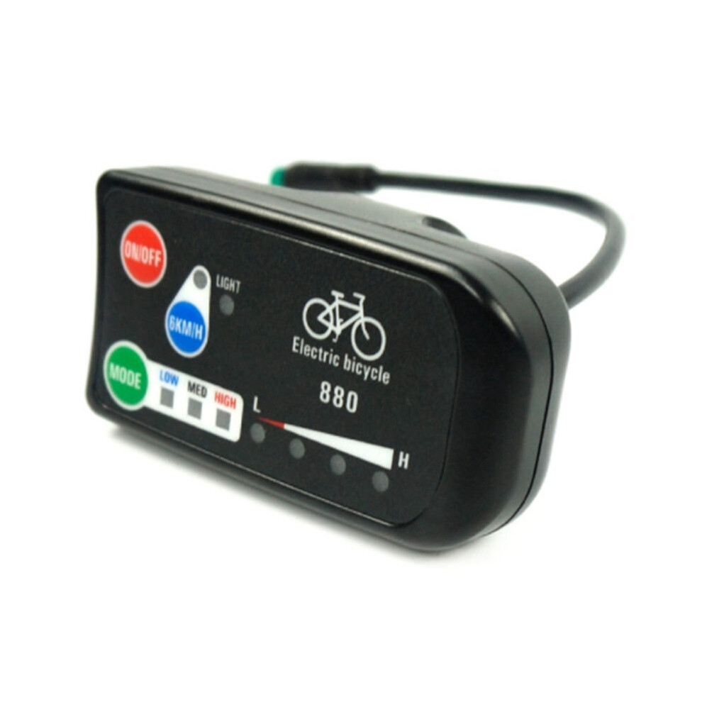 Electric Bicycle Display 36V 48V Ebike Ligent Control Panel Lcd Display Led880 Waterproof Controller For Kt 4711852833031