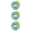 3Pcs Comfortable Soft Cat Cone Collar Adjustable Green 9