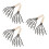 6Pcs Multipurpose Beach Clam Rake Tool with Net Design and Wood Handle 10
