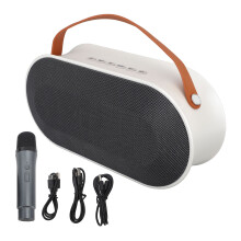 Kids Karaoke Machine Featuring Non-Toxic Materials, Play Any Song Through Bluetooth or USB, Rechargeable Batteries for Continuous Singing,