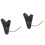 2Pcs Black Archery Hand Covers Bow Arrow Finger Protective Gloves 4